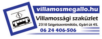 Villamosmegálló villamossági szaküzlet